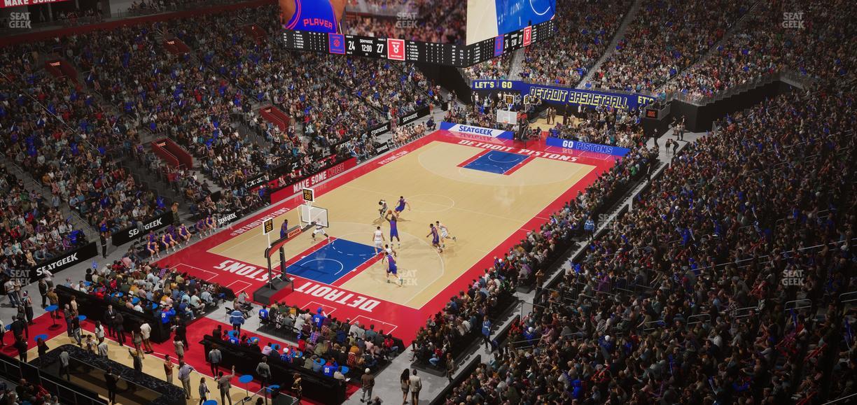 Little Caesars Arena - Section Ada Mezzanine 17 Seat View