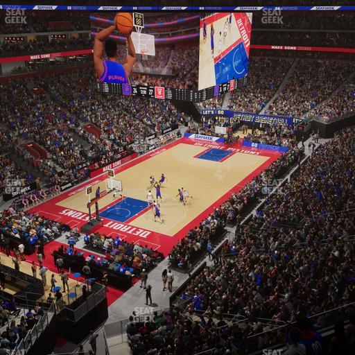 Little Caesars Arena - Section Ada Mezzanine 17 Seat View