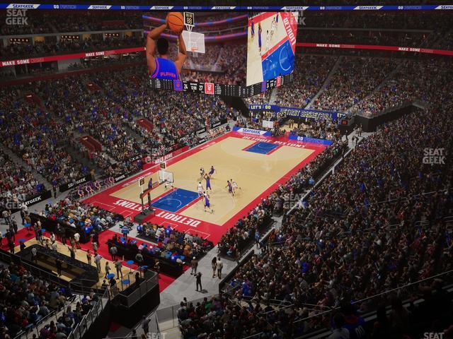 Little Caesars Arena - Section Ada Mezzanine 17 Seat View