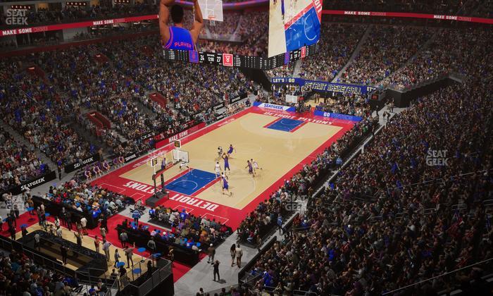 Little Caesars Arena - Section Ada Mezzanine 17 Seat View