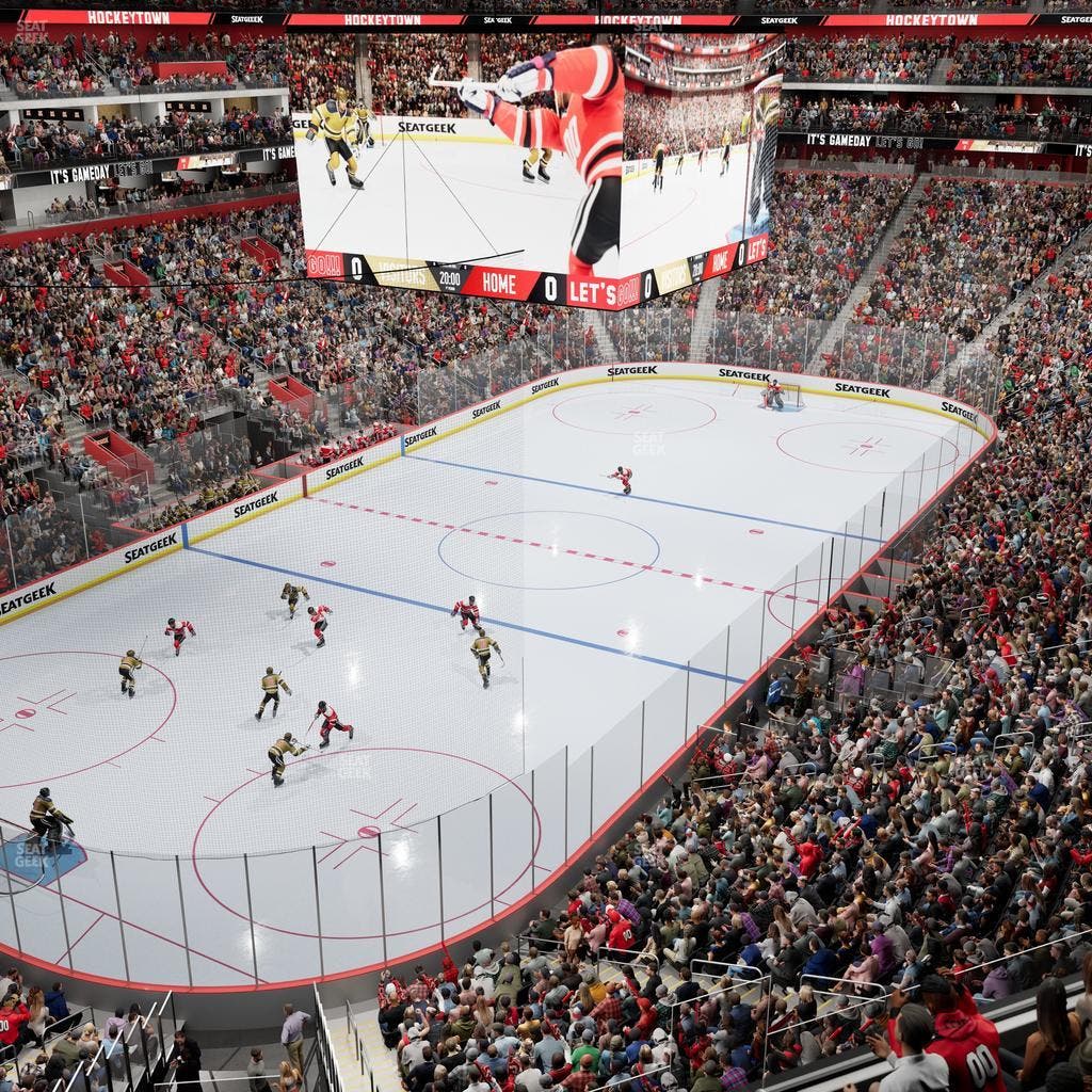 Little Caesars Arena - Section Ada Mezzanine 17 Seat View