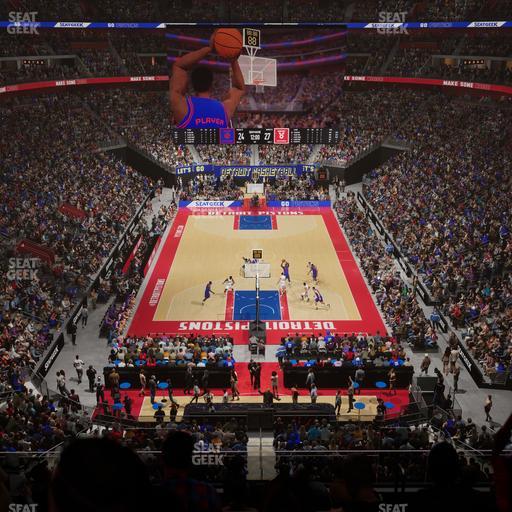 Little Caesars Arena - Section Ada Mezzanine 19 B Seat View