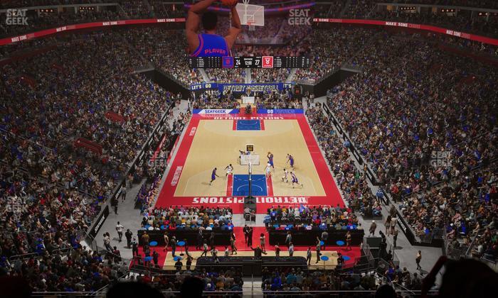 Little Caesars Arena - Section Ada Mezzanine 19 B Seat View