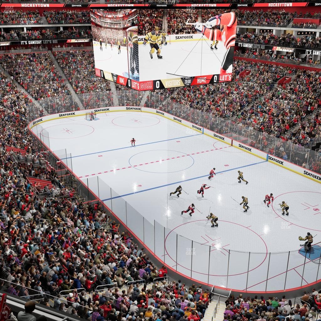 Little Caesars Arena - Section Ada Mezzanine 22 Seat View