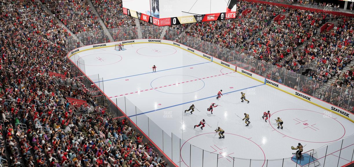 Little Caesars Arena - Section Ada Mezzanine 22 Seat View
