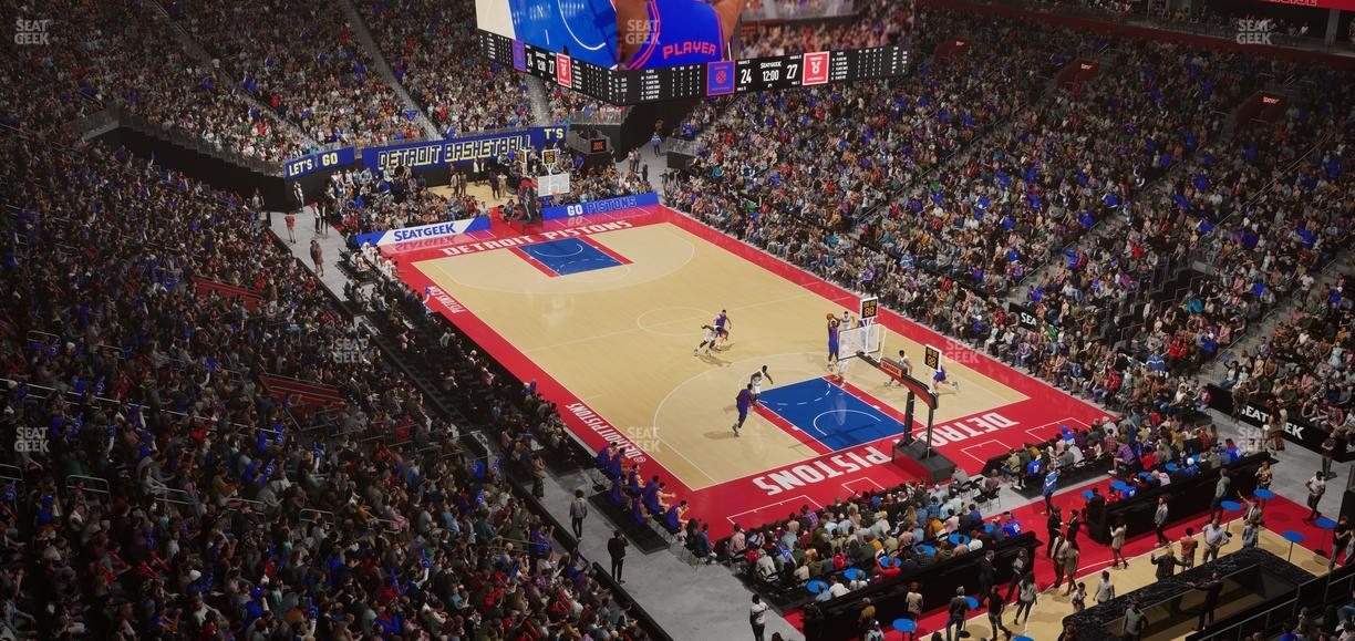 Little Caesars Arena - Section Ada Mezzanine 22 Seat View