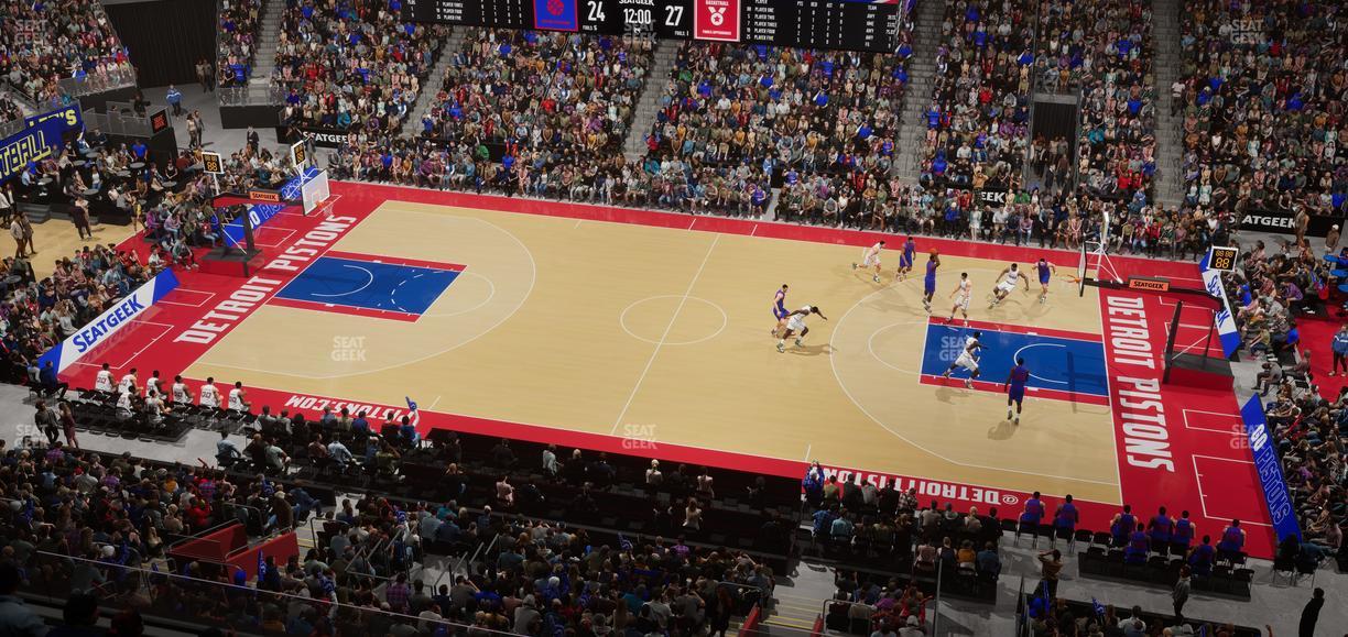 Little Caesars Arena - Section Ada Mezzanine 27 Seat View