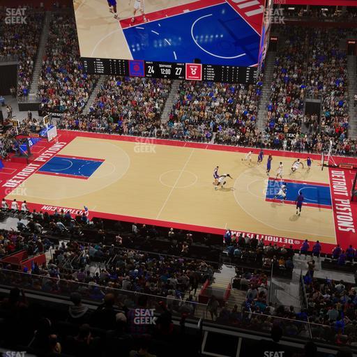 Little Caesars Arena - Section Ada Mezzanine 27 Seat View