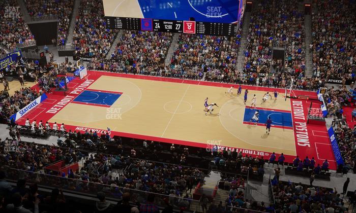 Little Caesars Arena - Section Ada Mezzanine 27 Seat View