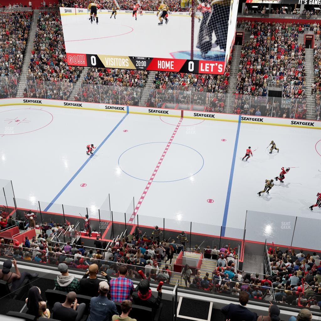 Little Caesars Arena - Section Ada Mezzanine 27 Seat View