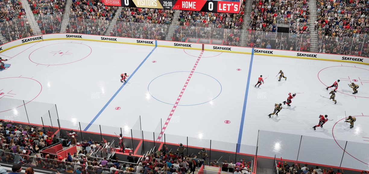 Little Caesars Arena - Section Ada Mezzanine 27 Seat View