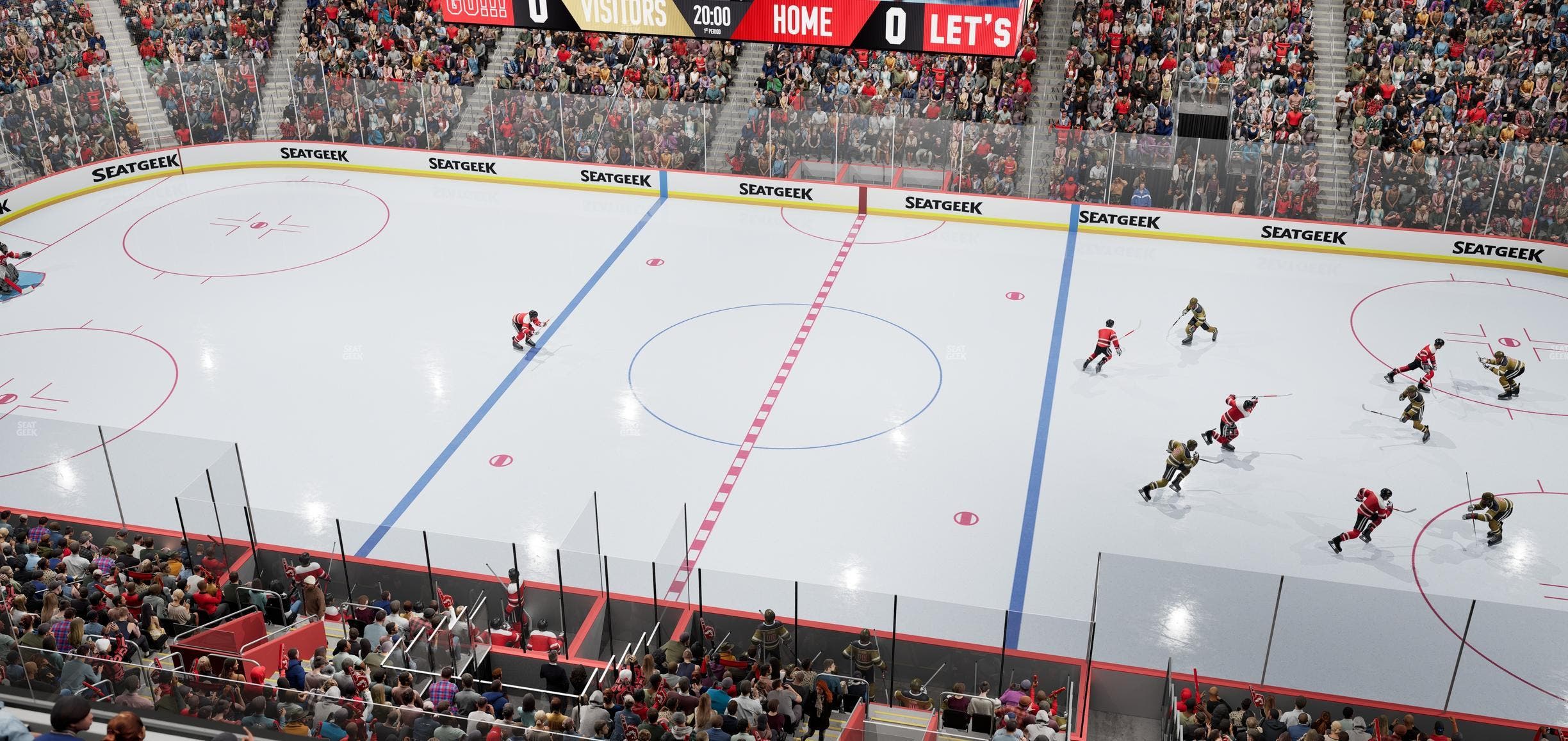 Little Caesars Arena - Section Ada Mezzanine 27 Seat View