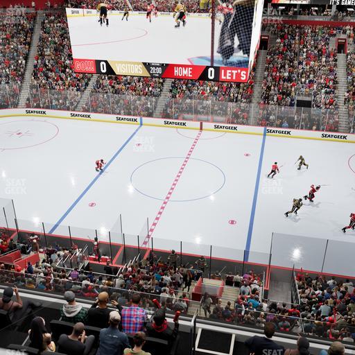 Little Caesars Arena - Section Ada Mezzanine 27 Seat View