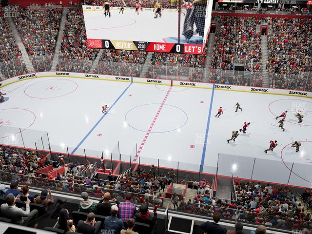 Little Caesars Arena - Section Ada Mezzanine 27 Seat View