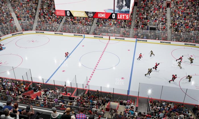 Little Caesars Arena - Section Ada Mezzanine 27 Seat View