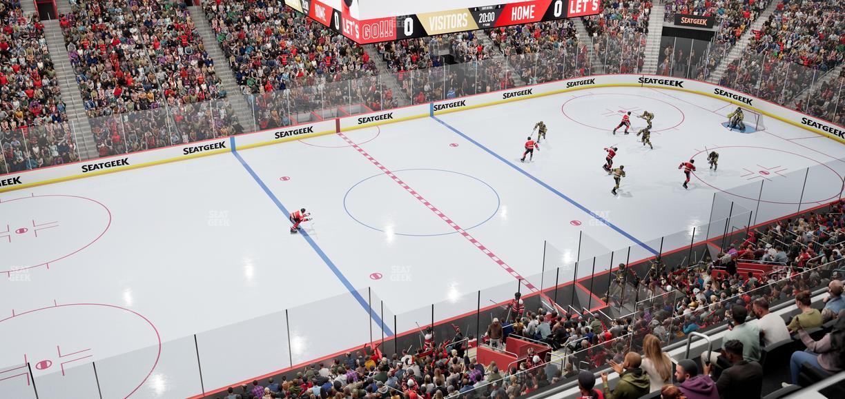 Little Caesars Arena - Section Ada Mezzanine 31 Seat View