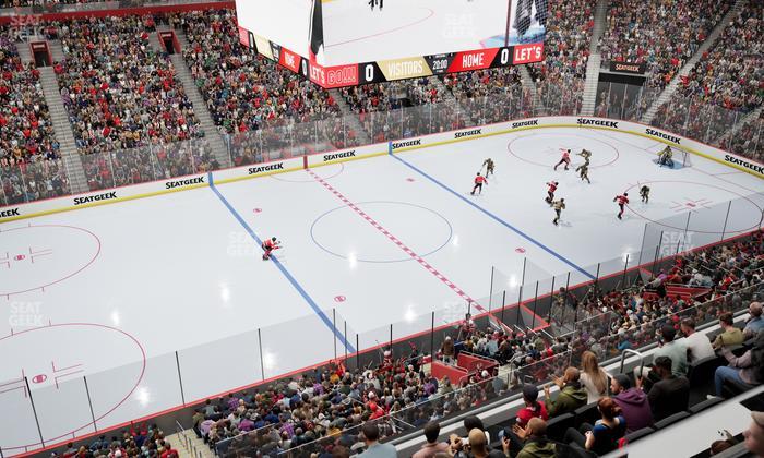 Little Caesars Arena - Section Ada Mezzanine 31 Seat View