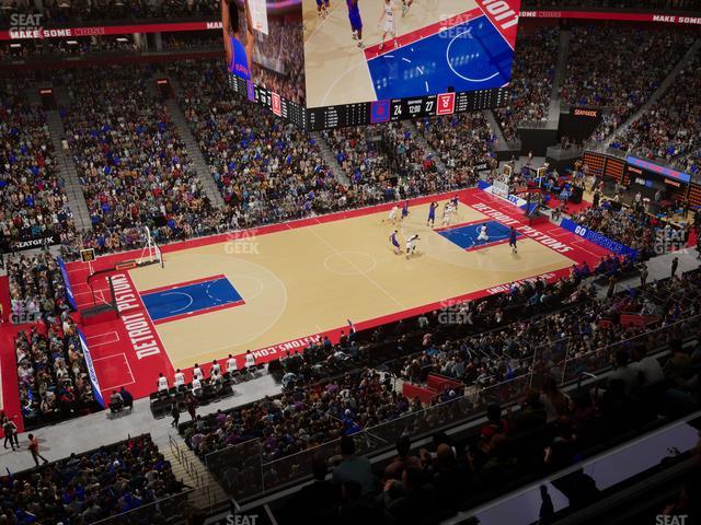 Little Caesars Arena - Section Ada Mezzanine 31 Seat View