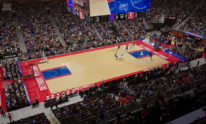 Little Caesars Arena - Section Ada Mezzanine 31 Seat View