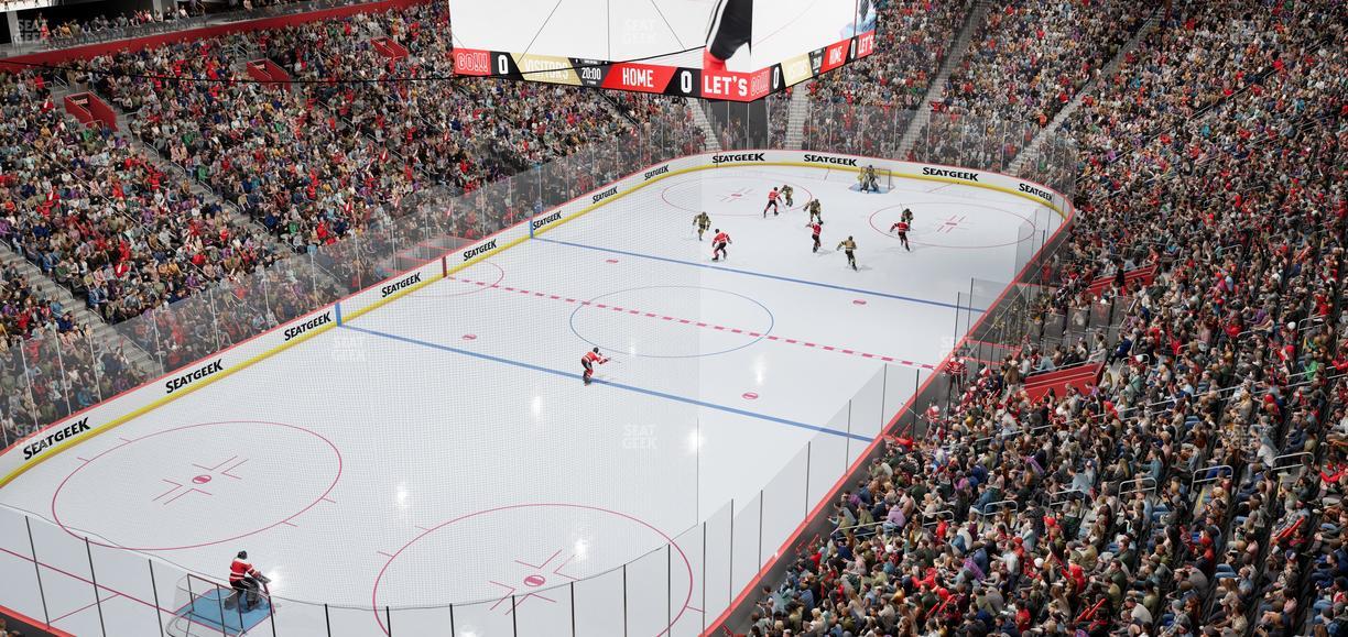 Little Caesars Arena - Section Ada Mezzanine 34 Seat View