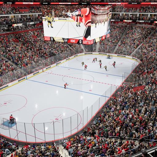 Little Caesars Arena - Section Ada Mezzanine 34 Seat View