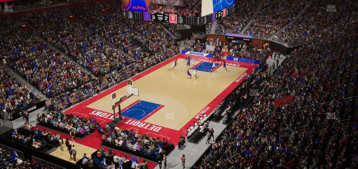 Little Caesars Arena - Section Ada Mezzanine 34 Seat View