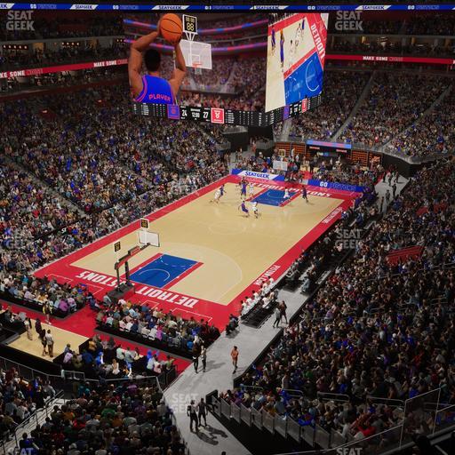 Little Caesars Arena - Section Ada Mezzanine 34 Seat View