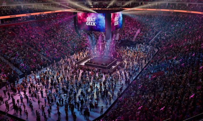 Little Caesars Arena - Section Ada Mezzanine 34 Seat View