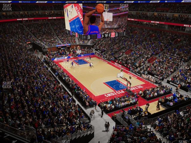Little Caesars Arena - Section Ada Mezzanine 5 Seat View