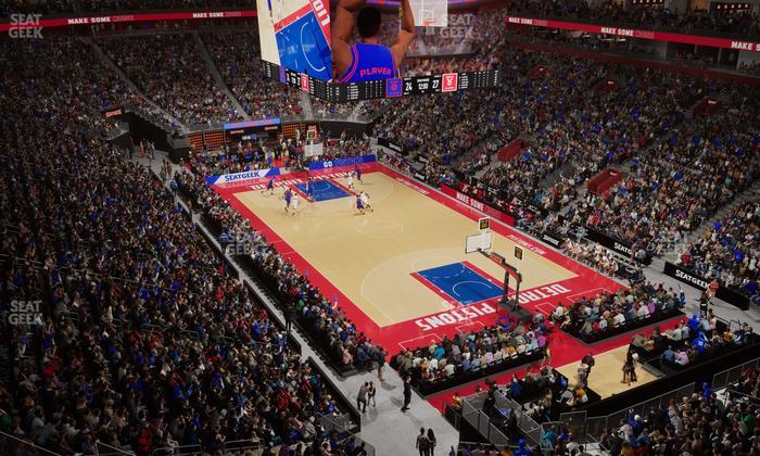 Little Caesars Arena - Section Ada Mezzanine 5 Seat View