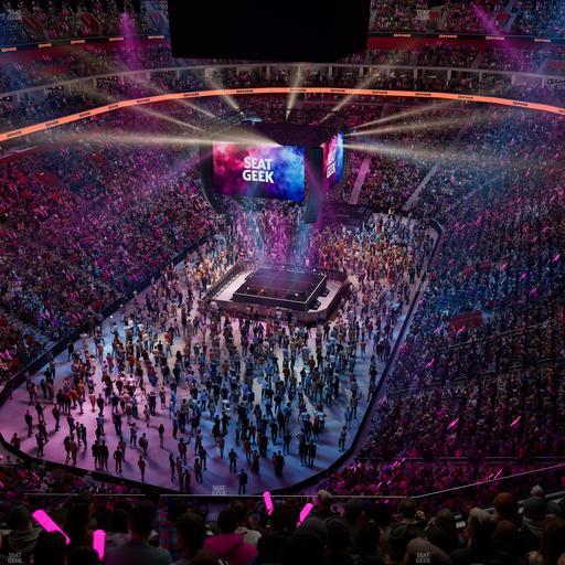 Little Caesars Arena - Section Drink Rail 201 Seat View