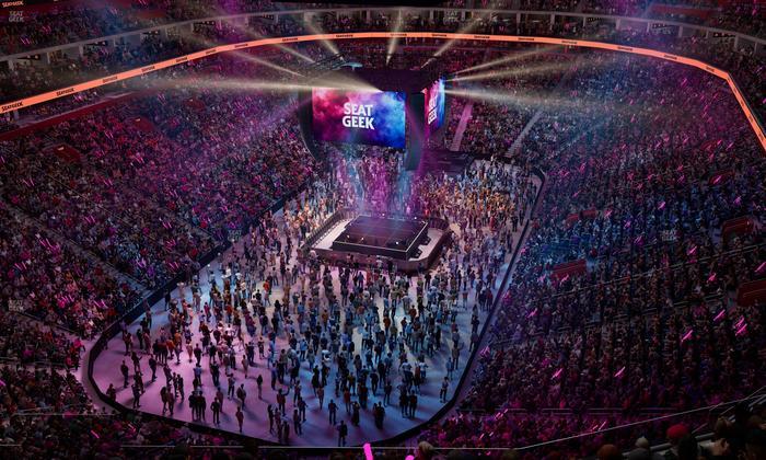 Little Caesars Arena - Section Drink Rail 201 Seat View