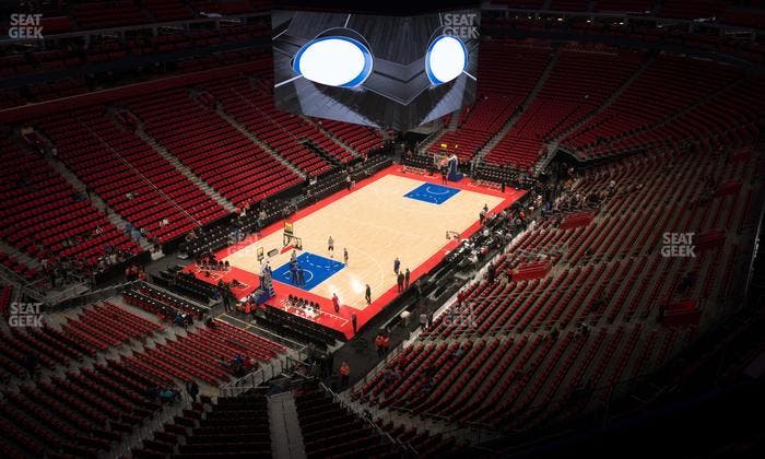 Little Caesars Arena - Section Drink Rail 201 Seat View