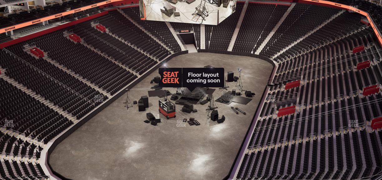 Little Caesars Arena - Section Drink Rail 201 Seat View