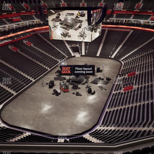 Little Caesars Arena - Section Drink Rail 201 Seat View