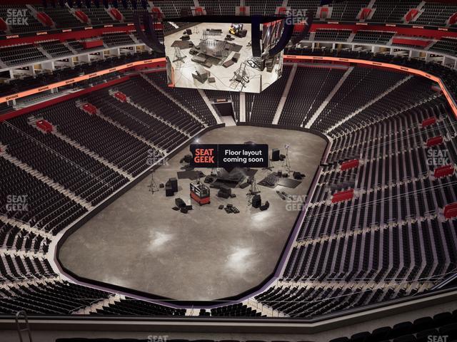 Little Caesars Arena - Section Drink Rail 201 Seat View