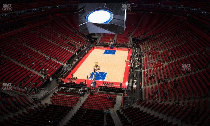 Little Caesars Arena - Section Drink Rail 202 Seat View