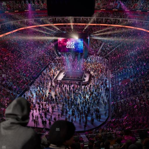Little Caesars Arena - Section Drink Rail 202 Seat View