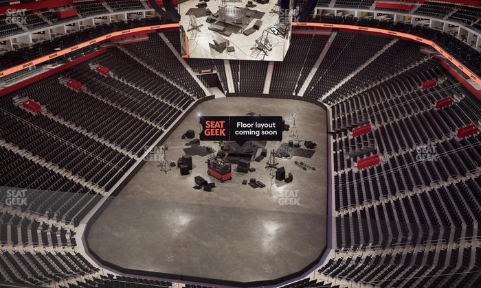 Little Caesars Arena - Section Drink Rail 202 Seat View