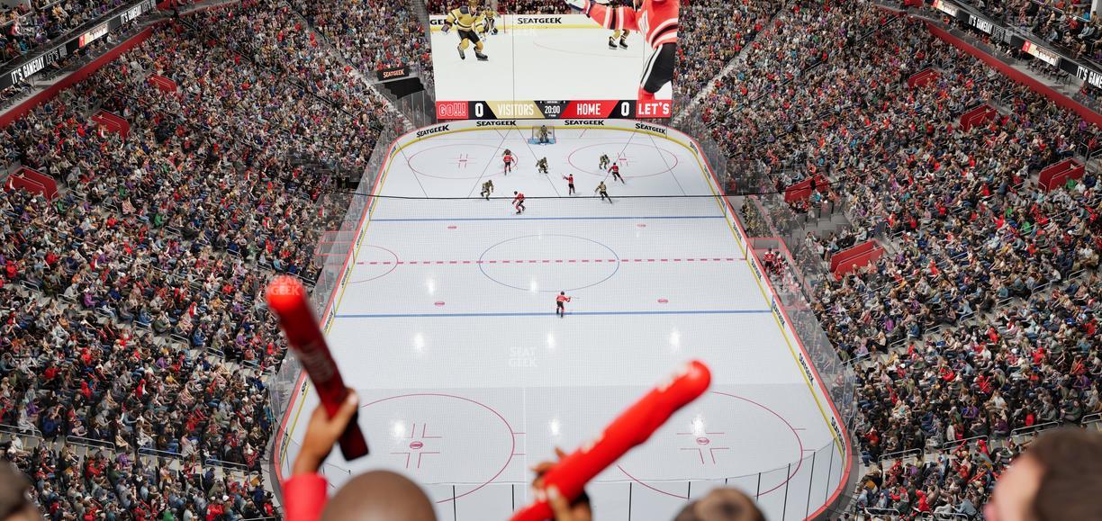 Little Caesars Arena - Section Drink Rail 203 Seat View