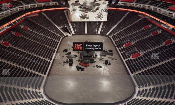 Little Caesars Arena - Section Drink Rail 203 Seat View