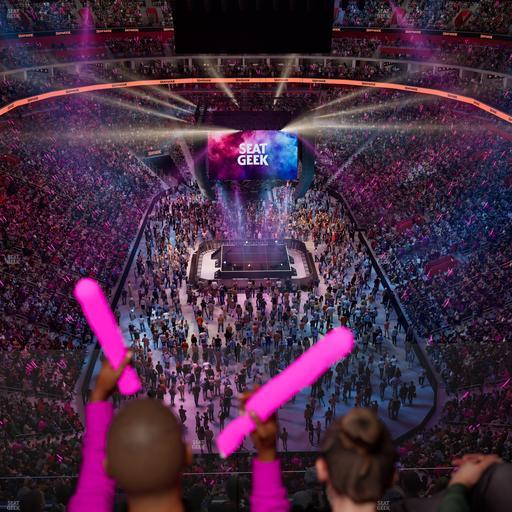 Little Caesars Arena - Section Drink Rail 203 Seat View