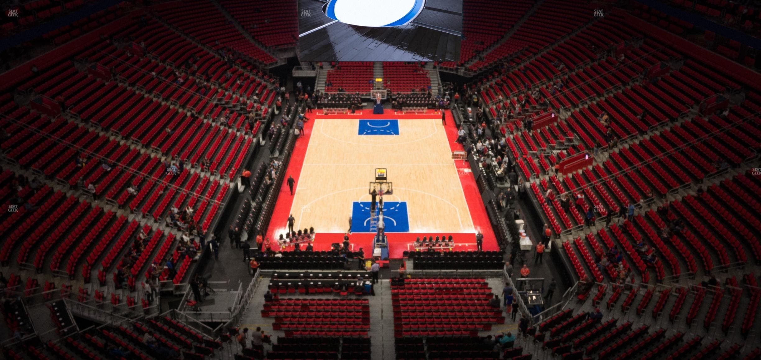 Little Caesars Arena - Section Drink Rail 203 Seat View