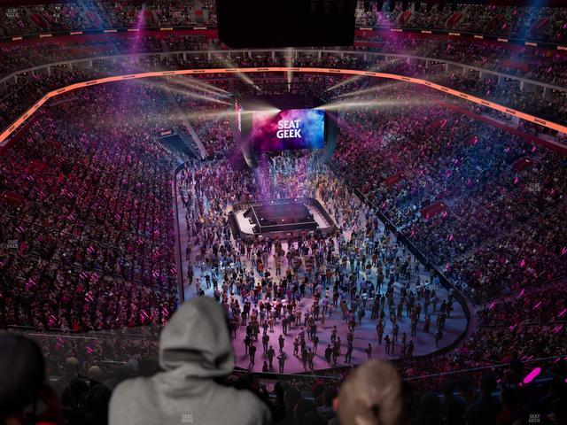 Little Caesars Arena - Section Drink Rail 204 Seat View