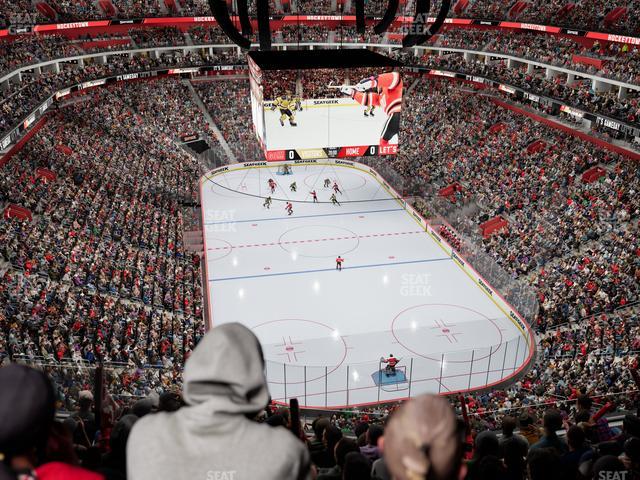 Little Caesars Arena - Section Drink Rail 204 Seat View