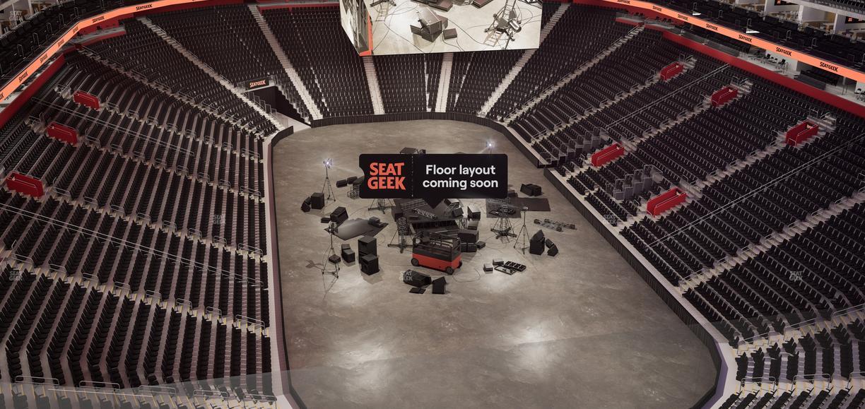 Little Caesars Arena - Section Drink Rail 204 Seat View