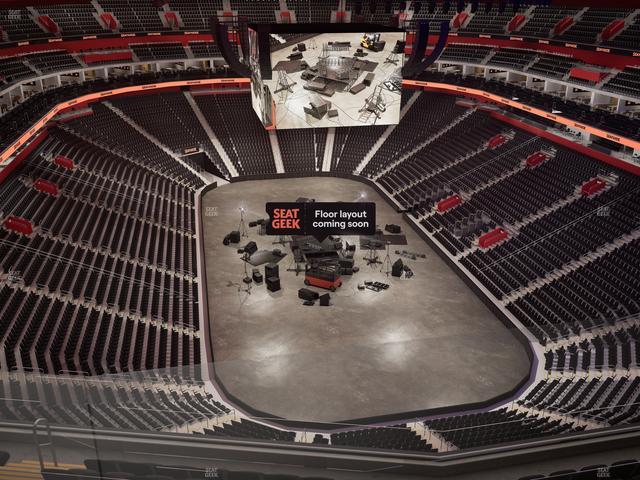 Official view from Section Drink Rail 204 at Little Caesars Arena