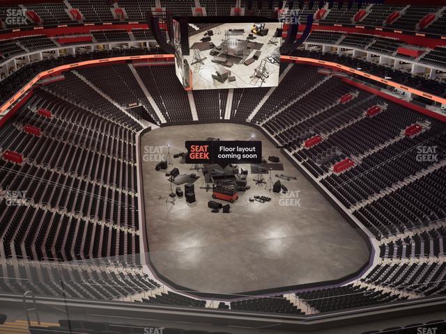 Little Caesars Arena - Section Drink Rail 204 Seat View