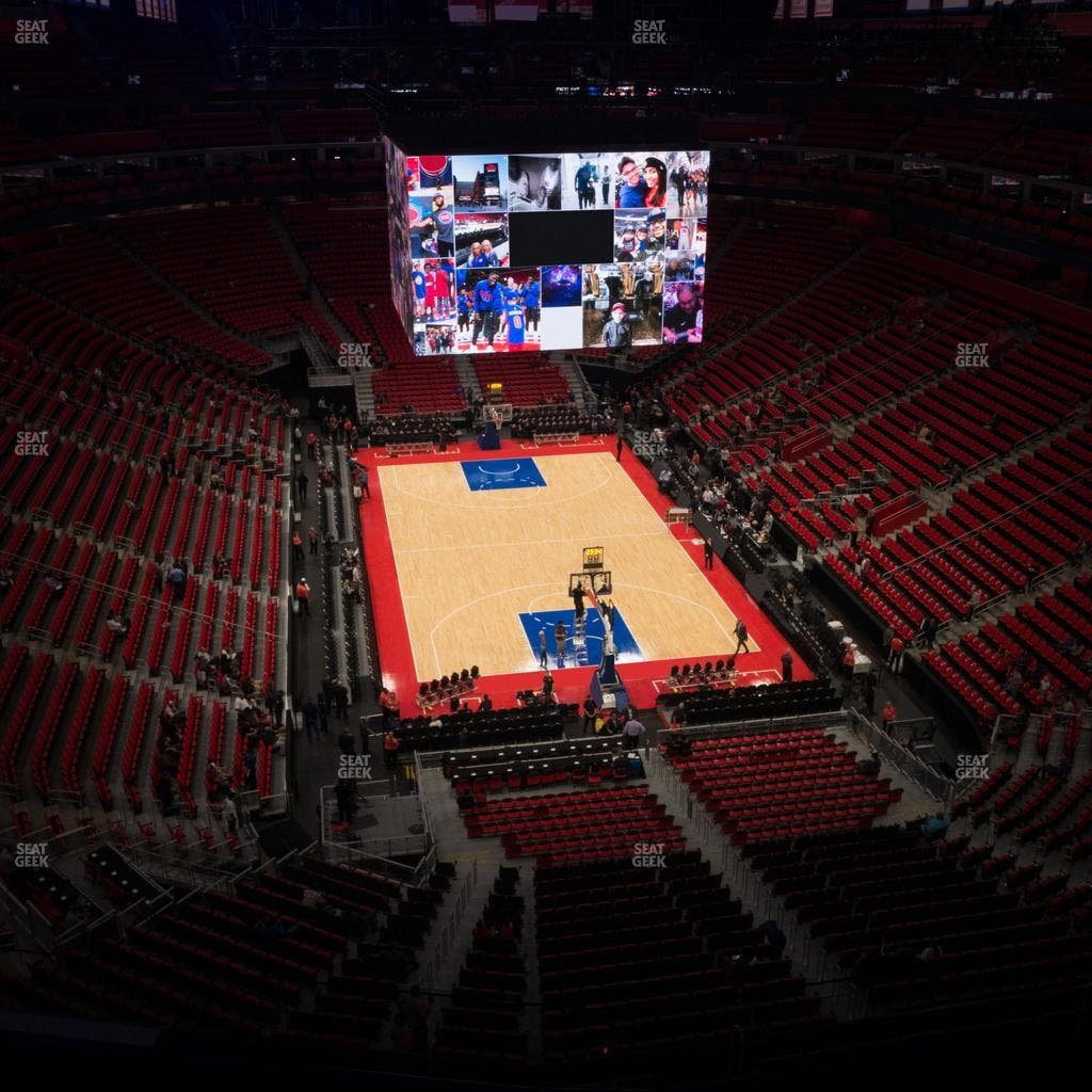 Little Caesars Arena - Section Drink Rail 204 Seat View