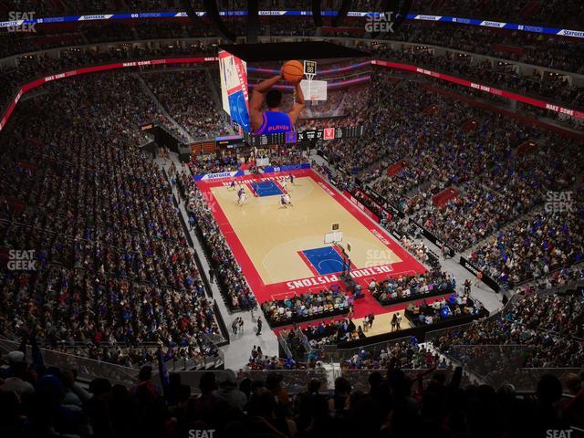 Little Caesars Arena - Section Drink Rail 205 Seat View Little Caesars Arena - Section Drink Rail 205 Seat View